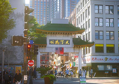 Chinatown Gate in Boston