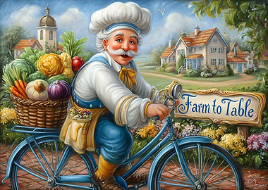 Chef on Bicycle: Farm to Table