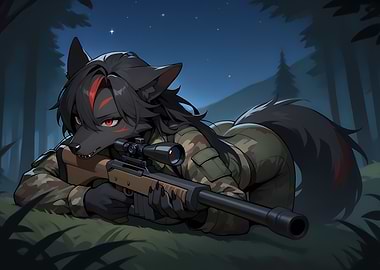 Sniper Wolf in Camouflage