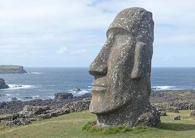 Moai Statue on Easter Island