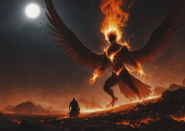 Fiery Titan Confrontation