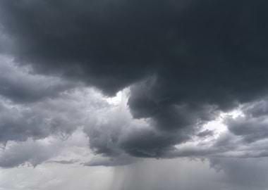 Dark Storm Clouds with Rain