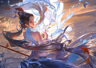 Honor of Kings Elegant Woman with Fish and Water