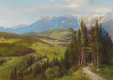 Mountain Landscape Painting