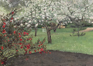 Spring Garden Painting