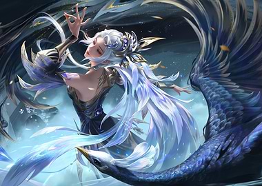 Honor of Kings Woman with Phoenix Digital Art