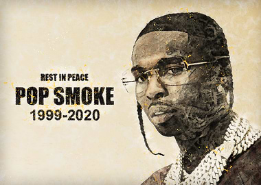 Pop Smoke Tribute Art