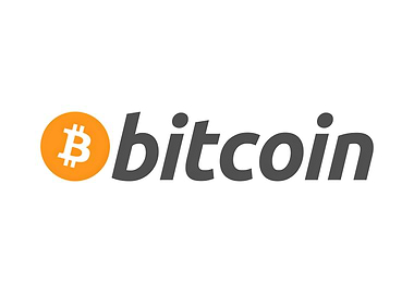 Bitcoin Logo on White Background