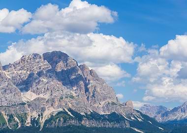 Mountain Range Under Blue Sky