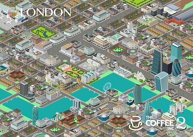 Isometric London Cityscape