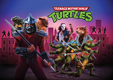 TMNT: Cityscape Group Poster