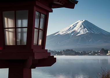 Mount Fuji Japanese aesthetic