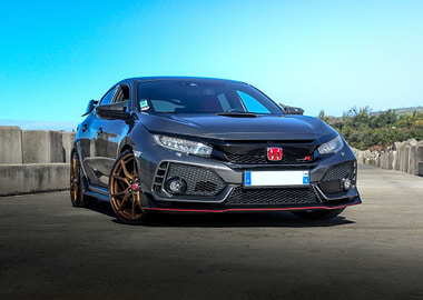 Gray Honda Civic Type R
