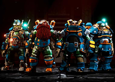 Deep Rock Galactic Dwarves Ready for Action