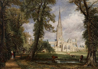 Salisbury Cathedral from the Bishop's Grounds
