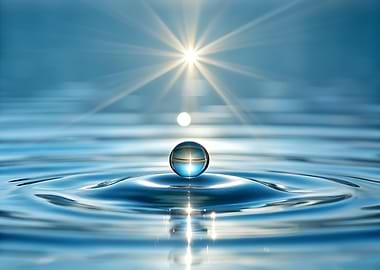 Water Drop Reflection