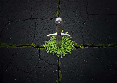 Natures Sword In Stone