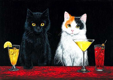 Cats at the Bar
