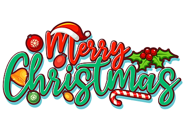 Merry Christmas Holiday Vector Graphic