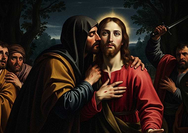 The Betrayal of Jesus Painting