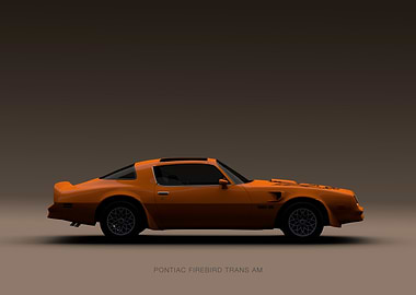 Pontiac Firebird Trans Am - Orange Landscape