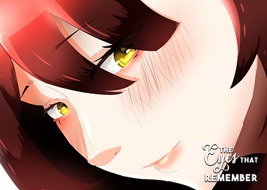Anime Girl Close-Up: The Eyes That Remember