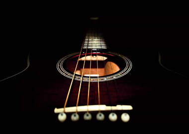 Acoustic Guitar Close-Up