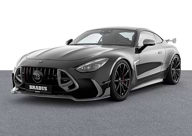 Black Brabus Mercedes-AMG GT Coupe