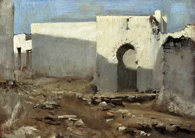 Moorish Buildings in Sunlight