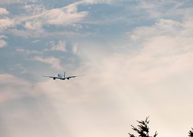 Airbus A350-900 to the sky