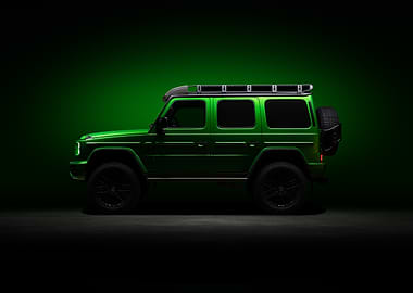 Green Mercedes-Benz G-Class SUV