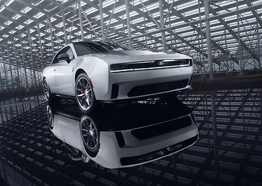 Silver Dodge Charger Daytona SRT Concept