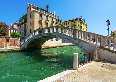 Venice Canal Bridge