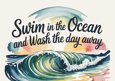 Swim in the Ocean Artwork