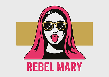Rebel Mary Illustration