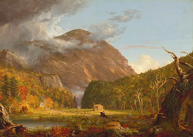 Mountain Landscape with Rider