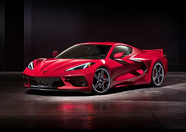 Red Corvette Stingray