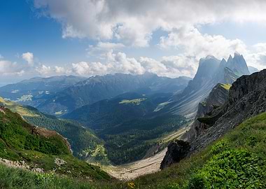 Seceda Ridgeline, Dolomites, Italy