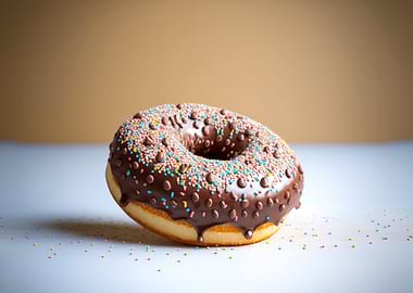 Chocolate Donut with Sprinkles