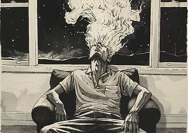 Mind Explosion Illustration