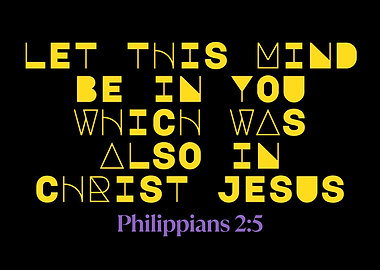 Philippians 2:5 Bible Verse Art