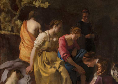 Diana and Actaeon painting