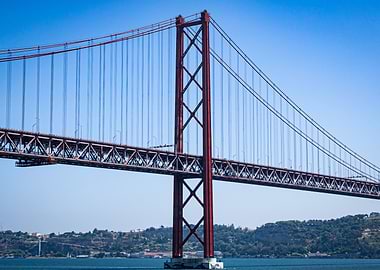 Red Bridge over Water