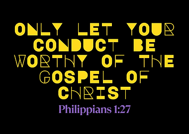 Philippians 1:27 Gospel Quote