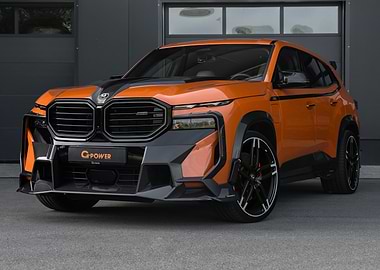 Orange and Black G-Power Car