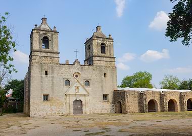 Mission Concepción in San Antonio, Texas
