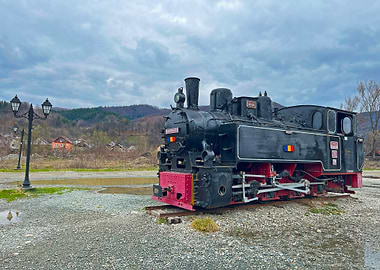 Vintage Romanian Steam Train