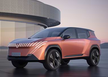 Futuristic Nissan SUV Concept Car