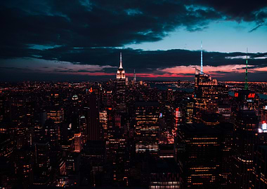 new york city at night