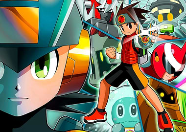 Mega Man Battle Network Collage